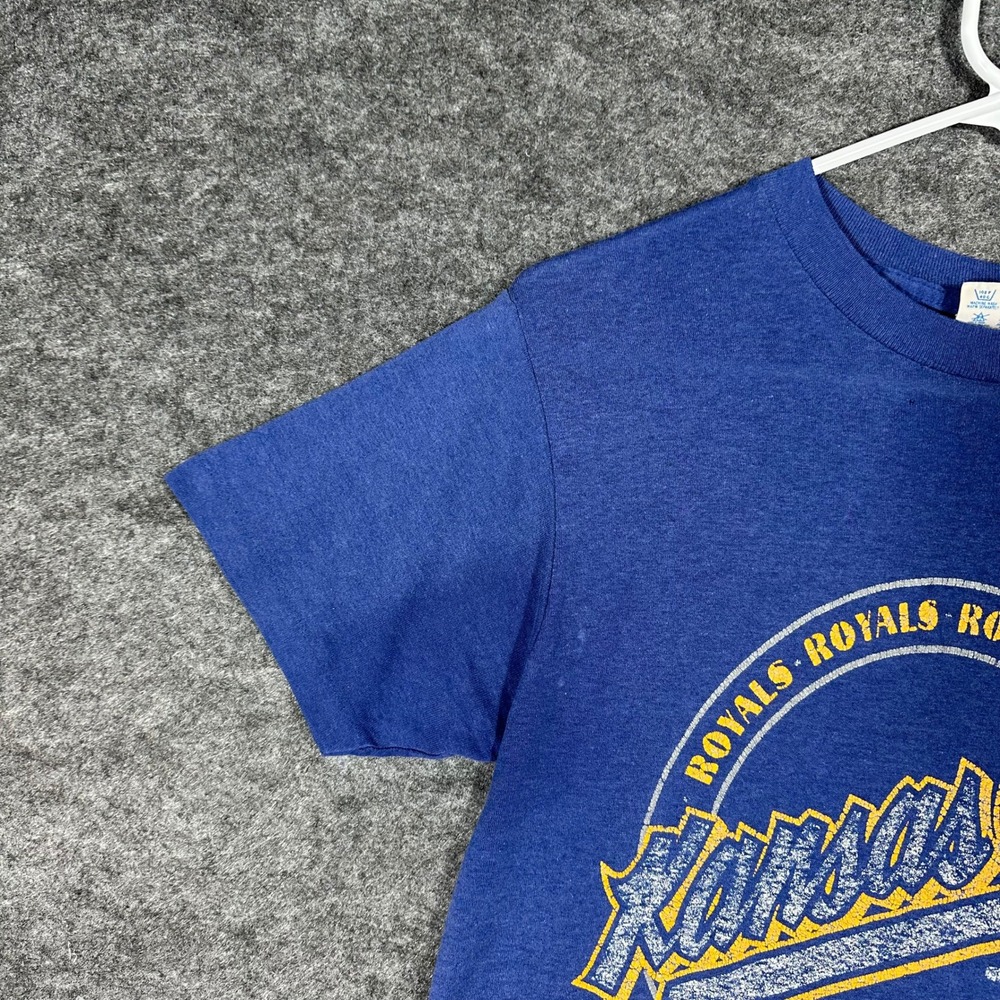 Vintage Single Stitch Kansas City Royals‎ Champion T Shirt Mens Medium - Picture 9 of 14